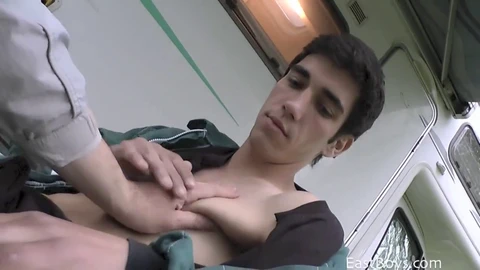 Czech Hunter casts gay college lads in this hot gay scene