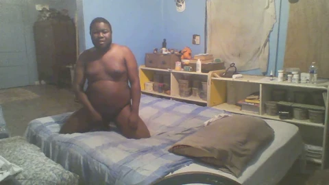 Black masturbate, fat man masturbating, homosexual