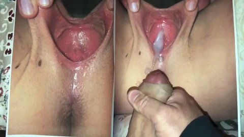 Cum on pussy, picture, solo male moaning