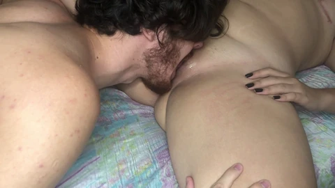 Pussy licking, teen, neighbor