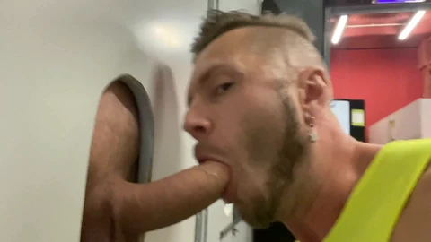 Facial-cumshot, fellatio, gay-blowjob