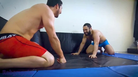 Hairy hunk, inexperienced, gay stud