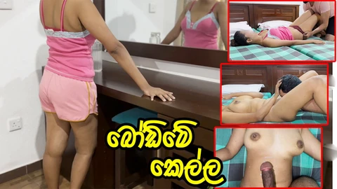 Hübsche Küken bekommt ein "Creampie" in Sri Lanka